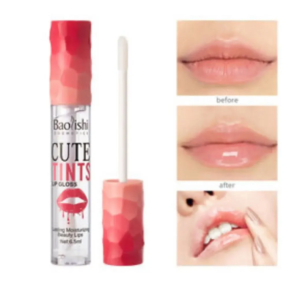 Baolishi Cosmetics Cute Tints Lip Gloss. Clear Lip Gloss New No Seal